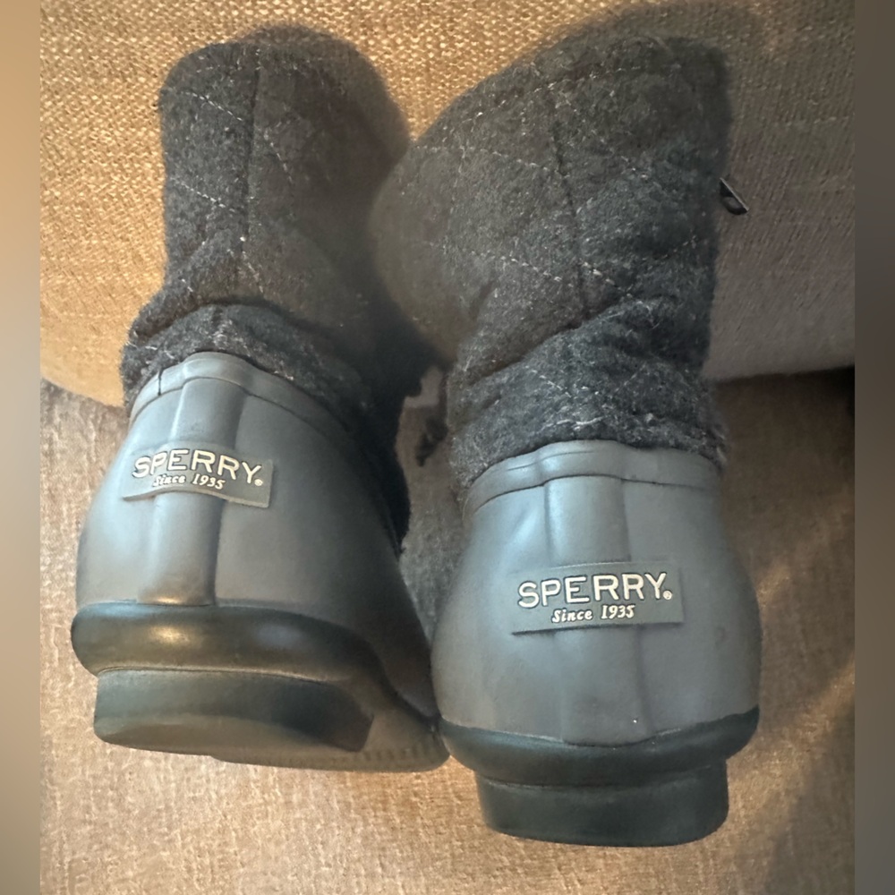 Sperry Saltwater Wool Shaft Rubber Shell Duck Boots Women’s Size 9 - Picture 4 of 7